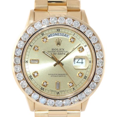 rolex presidential band|rolex president diamond bezel.